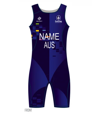 Men's Triathlon Suit, named and swim optimised | Made in Australia