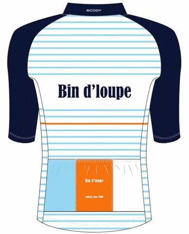 Bin d'loupe Men's Optimise Cycle Jersey | Custom Cycle Jersey | Cycling Clothing