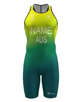 Men's Triathlon Suit, named and swim optimised | Made in Australia