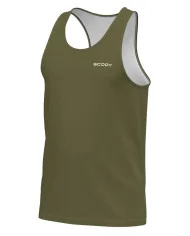 Olive Run Singlet, Ultra Lightweight - Men