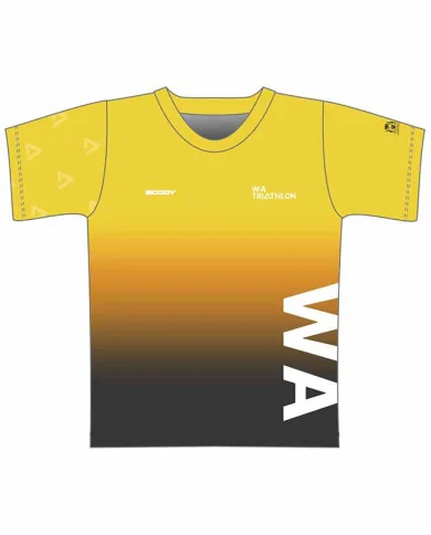 WA Triathlon Active T-Shirt, Men| Active Wear | Made in Aus