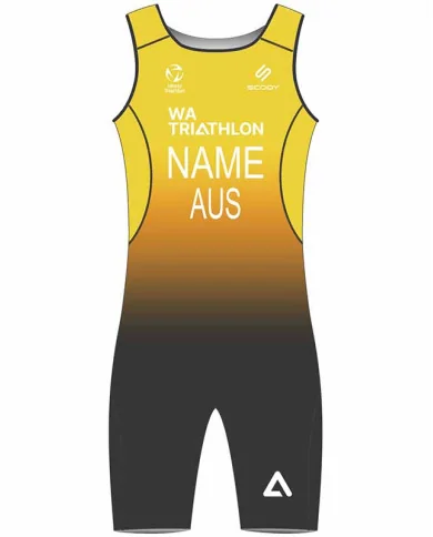 Junior Triathlon Suit, named and swim optimised | Made in Australia