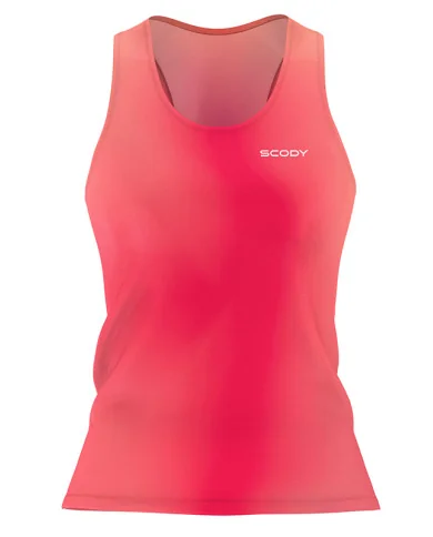 Ultra Lightweight Run Singlet, Sunrise Pink - Women