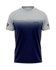 Transition Navy to Grey Run Shirt, Ultra-Light Weight - Men | Running Gear