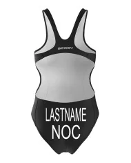Midnight Black Women's Triathlon Swimsuit - Named, WT Compliant | Triathlon Gear