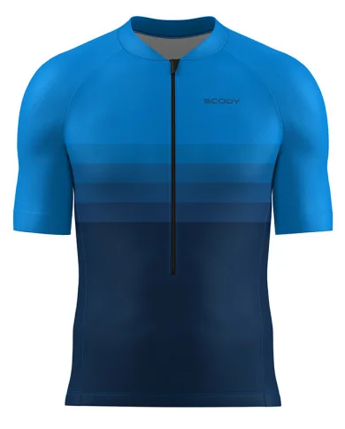 Men's sleeved triathlon top w UPF50+ for sale at Scody Australia. Flexible payment options| Triathlon Two Piece