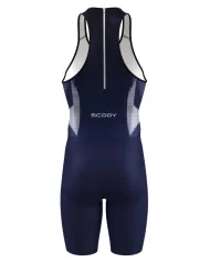 Swim-Optimised Triathlon Suit, Back Zip, Dark Global | Triathlon suit