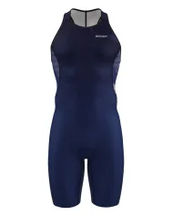 Swim-Optimised Triathlon Suit, Back Zip, Dark Global | Triathlon suit