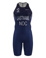 Men’s Dark Global Navy Triathlon Suit – Elite, WT Compliant | SCODY