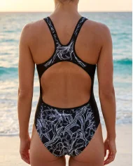 Lily Black triathlon swim suit (image generated using design agent)