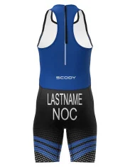 WT Compliant Blue  Junior Suit with Surname and Country | Junior Triathlon Gear