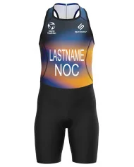 WT Compliant Honeycomb Junior Suit with Surname and Country | Junior Triathlon Gear