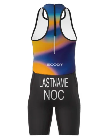WT Compliant Honeycomb Junior Suit with Surname and Country | Junior Triathlon Gear