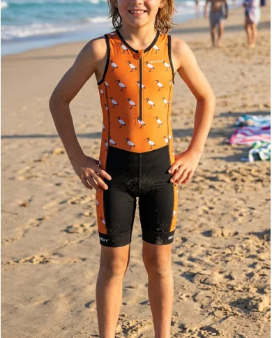 Bin Chicken Junior sleeveless triathlon suit| Junior Triathlon Suits