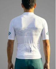 Performance Cycle Jersey Men - Staple Green Dot | Made in Australia