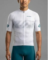 Performance Cycle Jersey Men - Staple Green Dot | Made in Australia