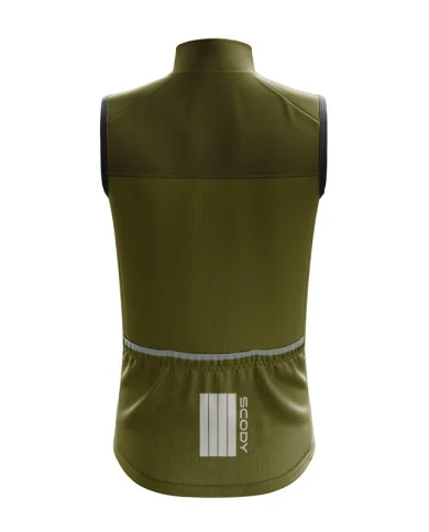 Windproof Cycle Gilet  - Staple Olive | Cycling Clothing | Made in Australia