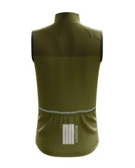 Windproof Cycle Gilet  - Staple Olive | Cycling Clothing | Made in Australia