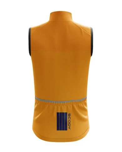 Windproof Cycle Gilet  - Staple Turmeric | Cycling Clothing | Made in Australia