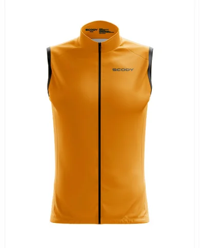 Windproof Cycle Gilet  - Staple Turmeric | Cycling Clothing | Made in Australia