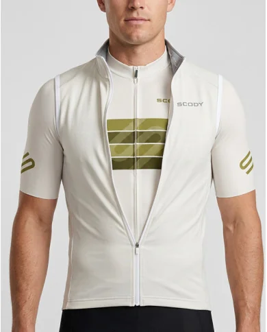 Men's Cycling Gilet Staple Cloud - Windproof | SCODY