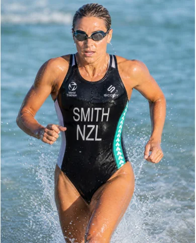 Women's Triathlon swimsuit, named and swim optimised | Made in Australia