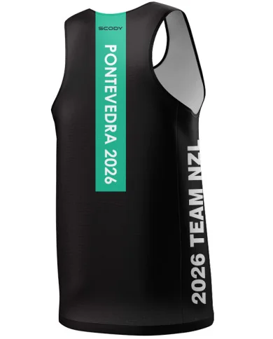 2026 World Champs Pontevedra NZ Men's Ultra Light Weight Run Singlet | Running Gear