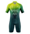 WT Compliant Aerodynamic Sleeved Men's Triathlon Suit | Made in Australia