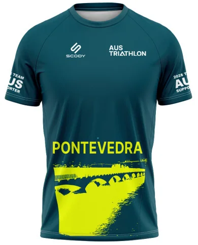 2026 World Champs Pontevedra SUPPORTER Men's Run Shirt| Running Gear