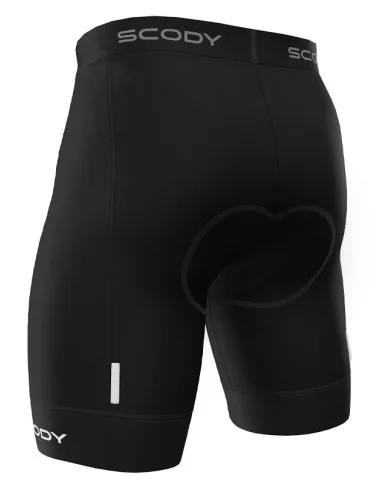 SCODY Cycle Shorts Black - Men, X-Opaque Cuff | Made in Australia