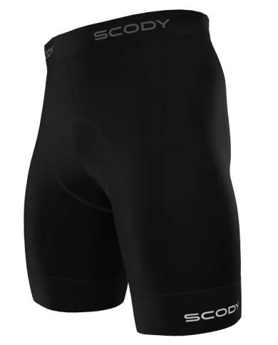 SCODY Cycle Shorts Black - Men, X-Opaque Cuff | Made in Australia