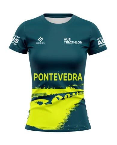 2026 World Champs Pontevedra SUPPORTER Women's Run Shirt | Running Gear