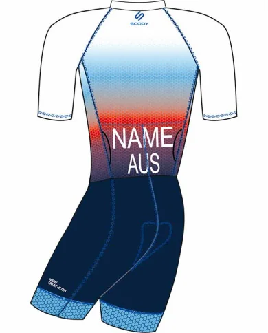 WT Compliant Aerodynamic Sleeved Men's Triathlon Suit | Made in Australia