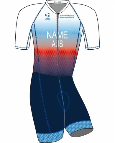 WT Compliant Aerodynamic Sleeved Women's Triathlon Suit | Made in Australia