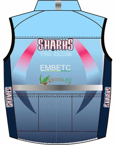 Sharks Triathlon Club Women's Cycling Wind Vest | Cycling Clothing