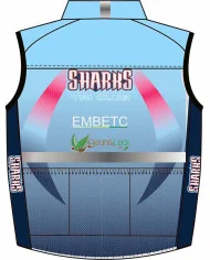 Sharks Triathlon Club Women's Cycling Wind Vest | Cycling Clothing