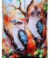 Regeneration Detail - Kookaburras in regenerating landscape Cycle Jersey - Women